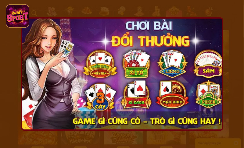 Trải nghiệm game bài tại NBET với nhiều điều hấp dẫn